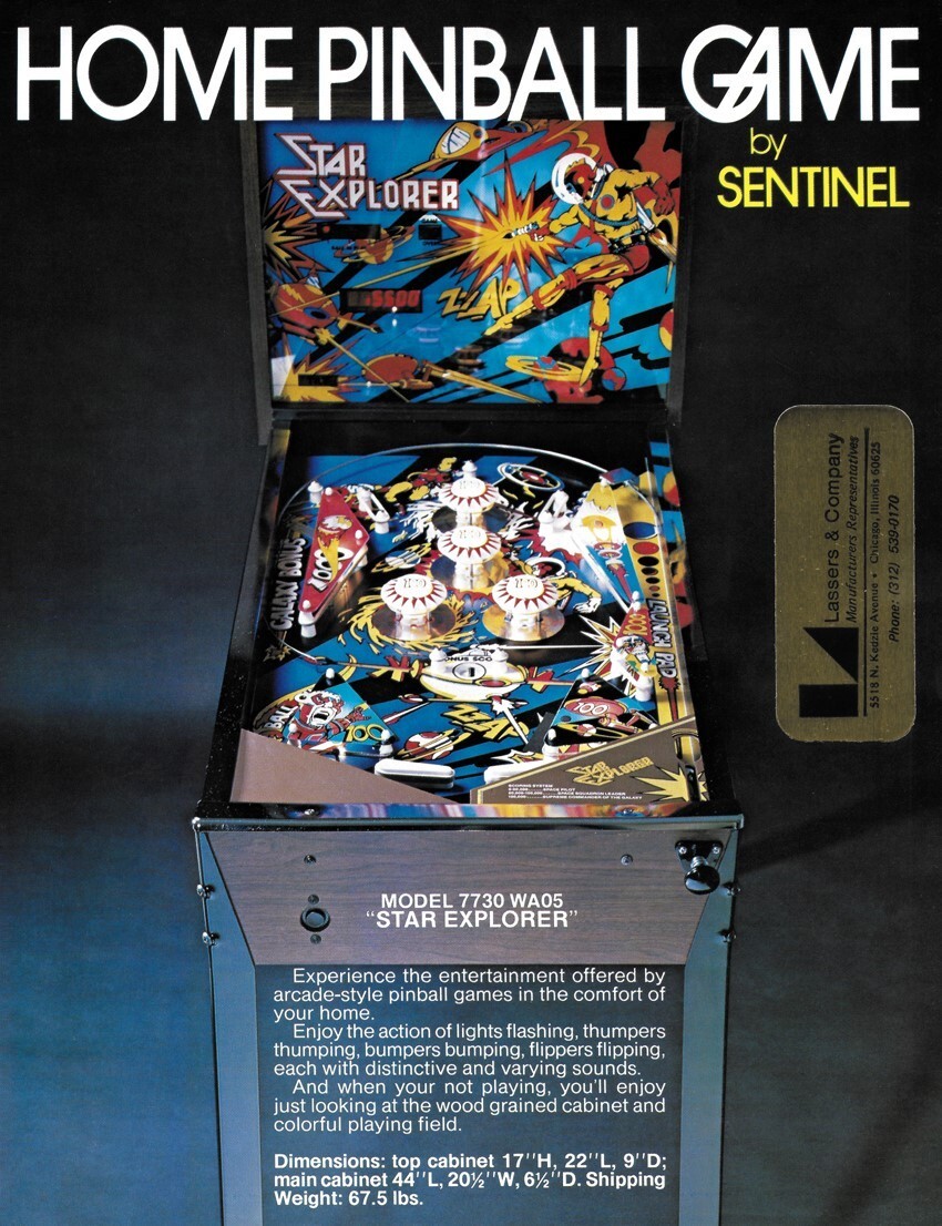 1977 Sentinel Star Explorer Pinball Machine Rubber Ring Kit