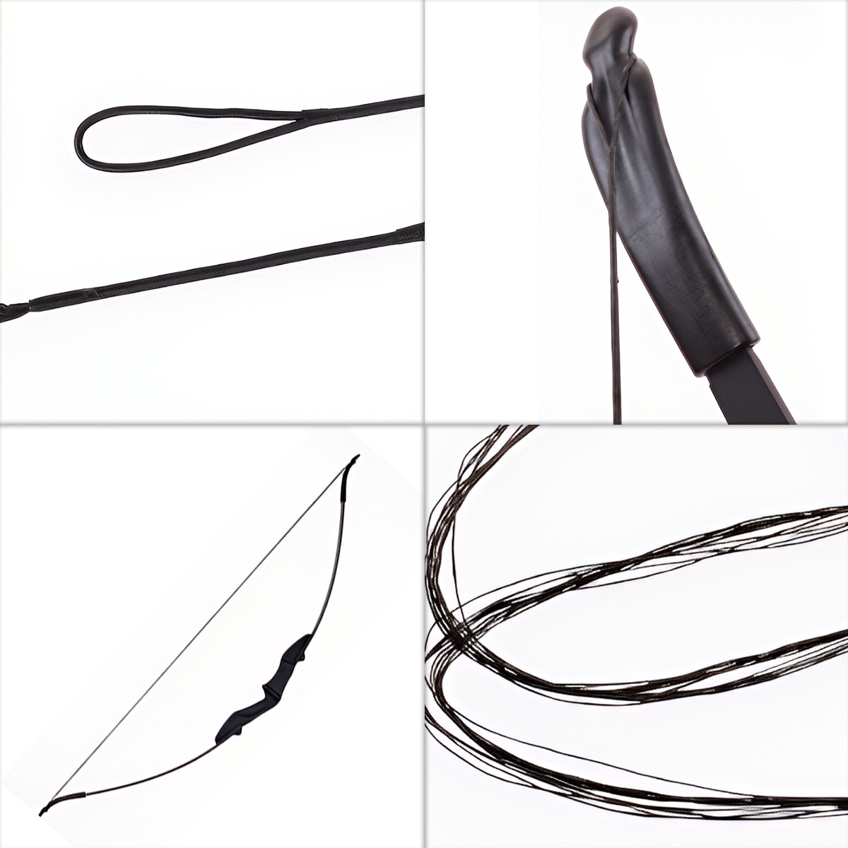 AMO 58" Bow Strings Replacement Archery for Recurve Long Bow Hunting Strings
