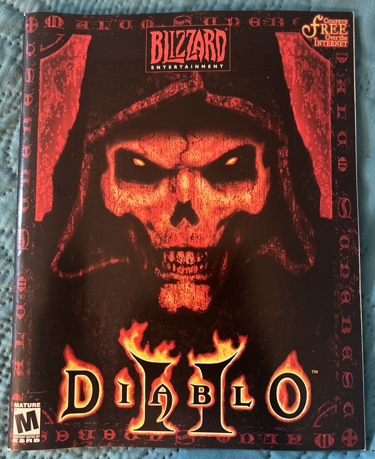 2000 Blizzard Diablo II PC Game Manual Instructions Book Only