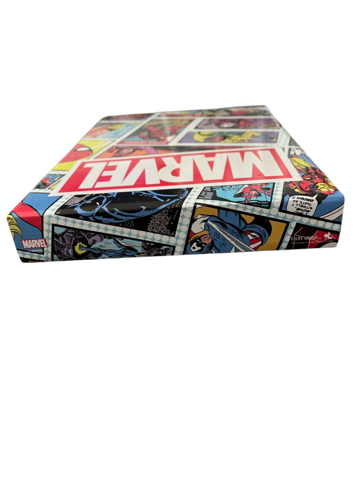 Marvel Comic Book Print Gift Box Spider-man Daredevil Super Heroes 15x10x2