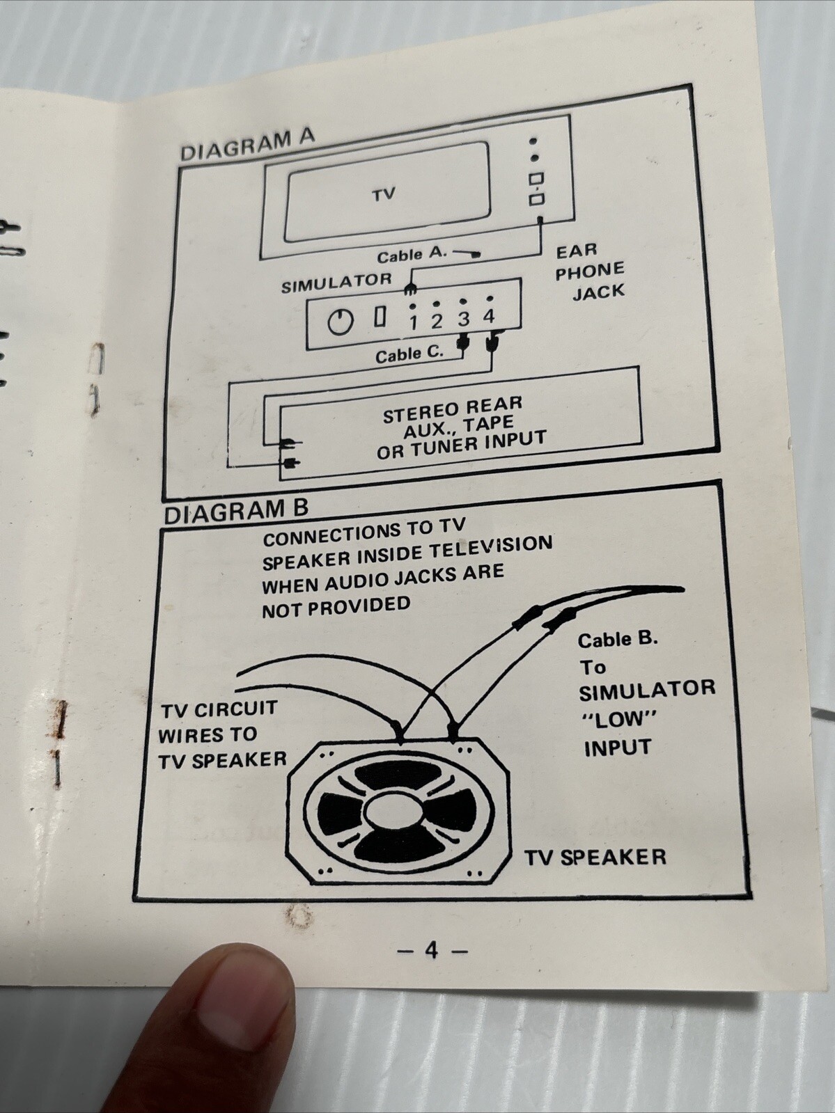tv stereo sound simulator philmore VS250 (w)
