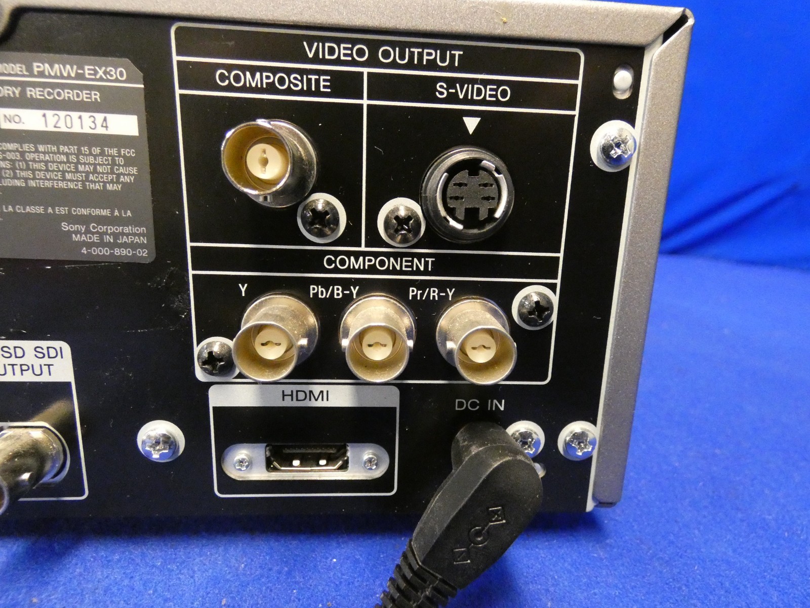 Sony PMW-EX30 Solid-State Memory Recorder w/Power Supply, RAW SxSXSDHC Adapter