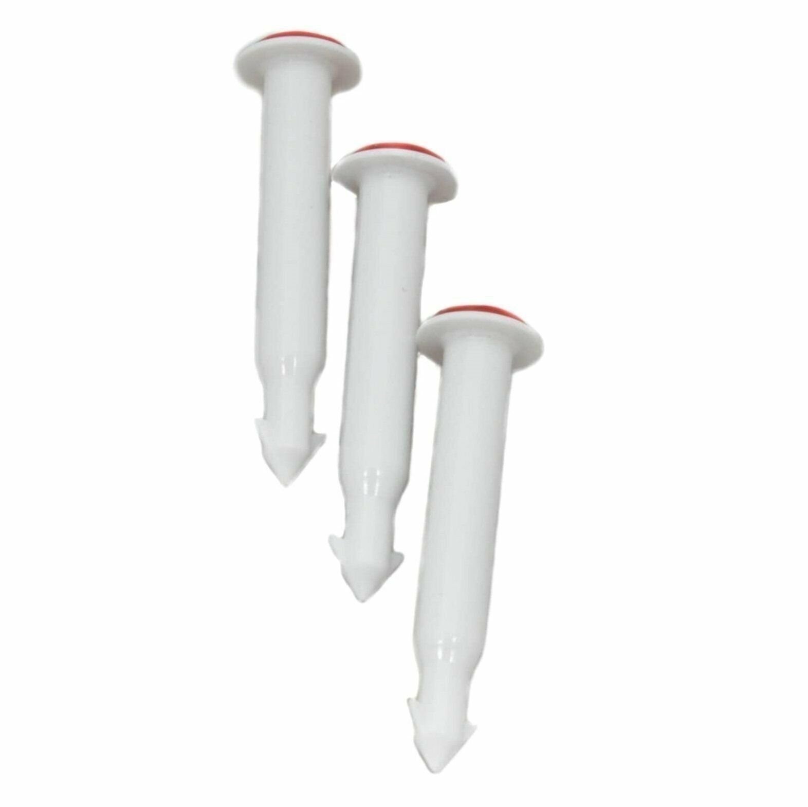 Chef Craft 3pc Pop-Up Plastic Disposable Poultry / Turkey Thermometer Set