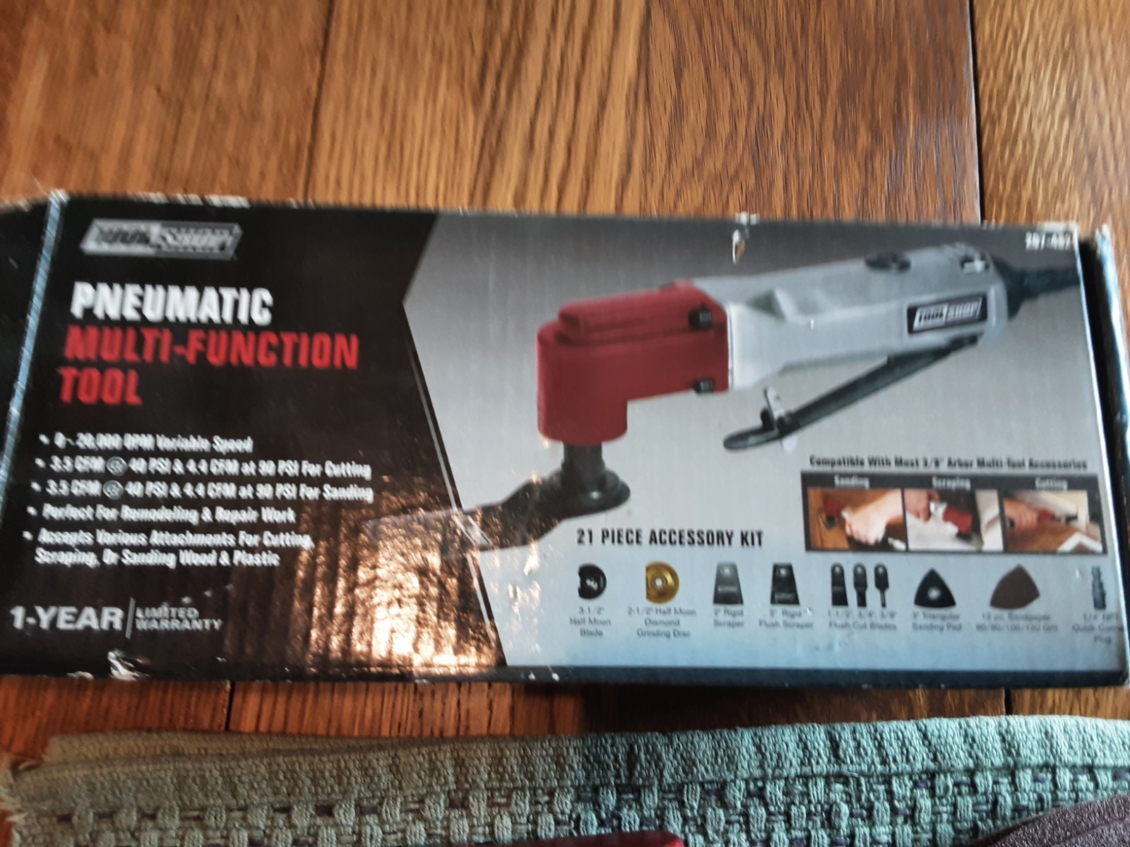 Pneumatic Multi-Function Tool & Accessories Variable Speed 207-4825