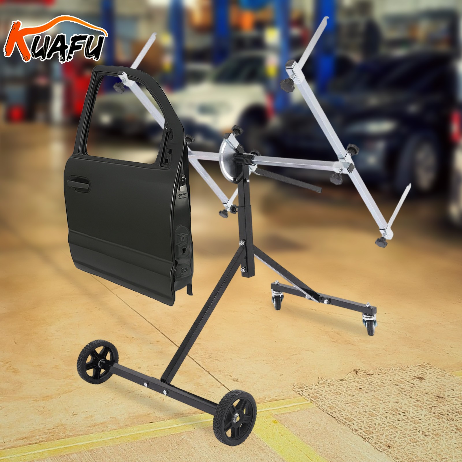 Auto Body Paint Stand Door Hood Fender Panel Painting Rack Holder Support