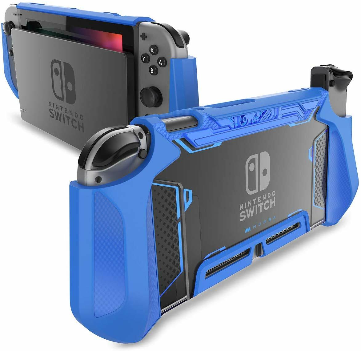 For Nintendo Switch Console Joy-Con, Mumba Dockable Case Grip Cover Back Shell