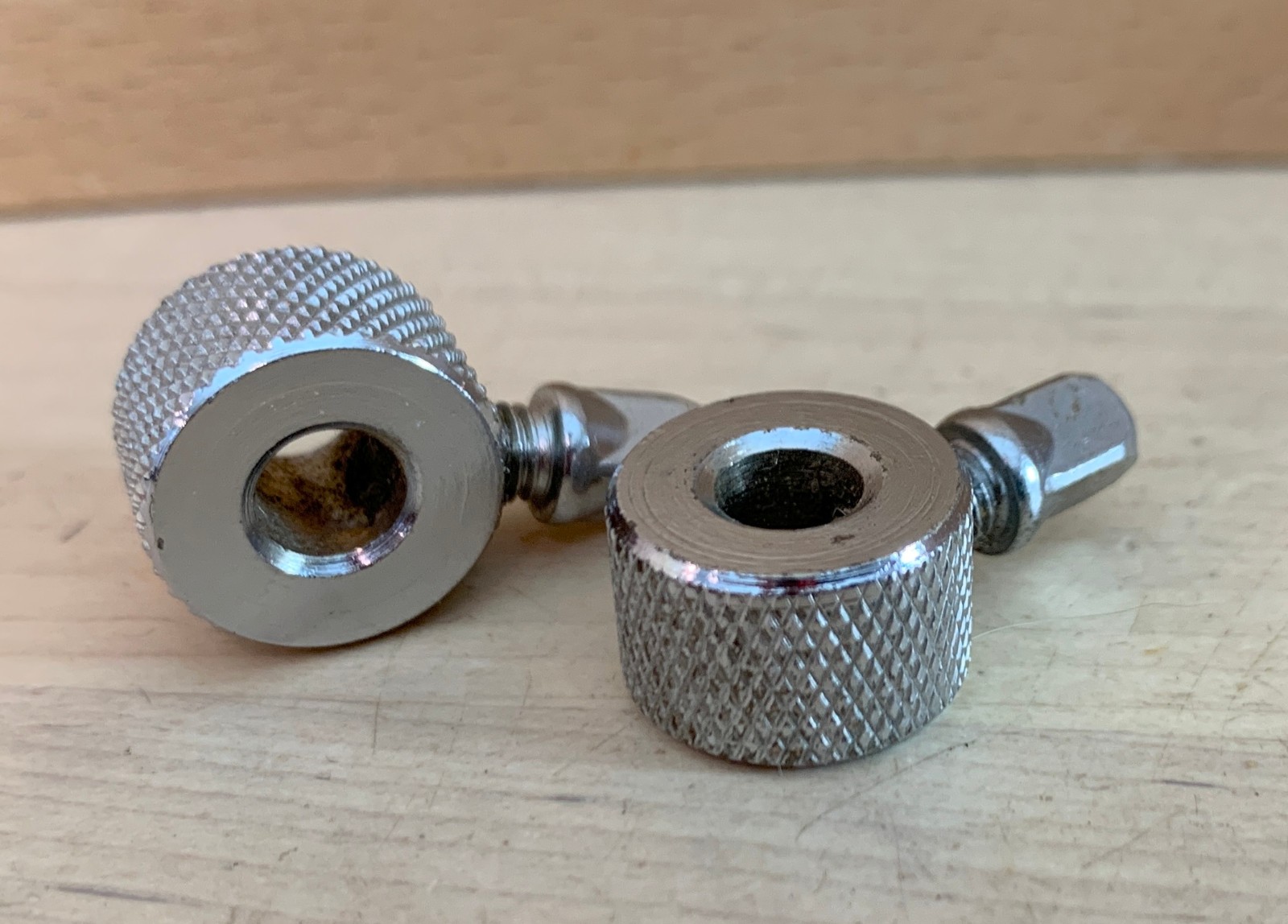 Lot of 2x PEARL Bass Drum Pedal Beater Collar Memory Stop Lock Weight Parts 6mm