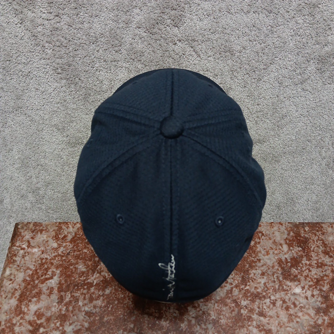 Travis Mathew Hat Cap Men L-XL Navy Golf Flex Fit Fitted Stretch Mesh Polyester