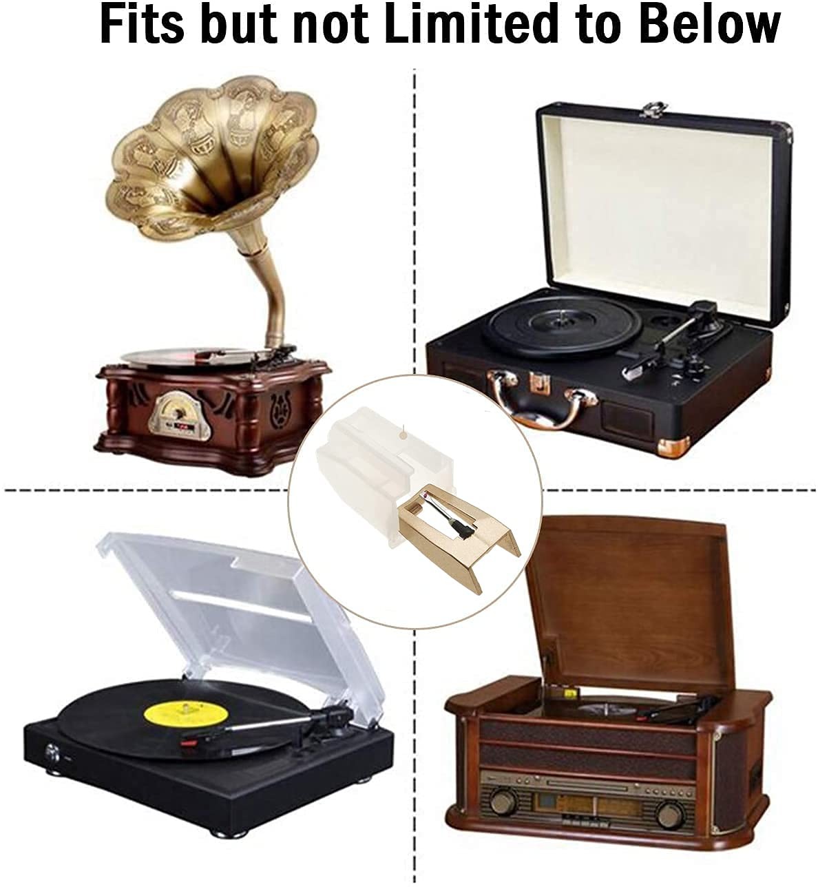 Record Player Needle, Upgraded Golden Needles Stylus