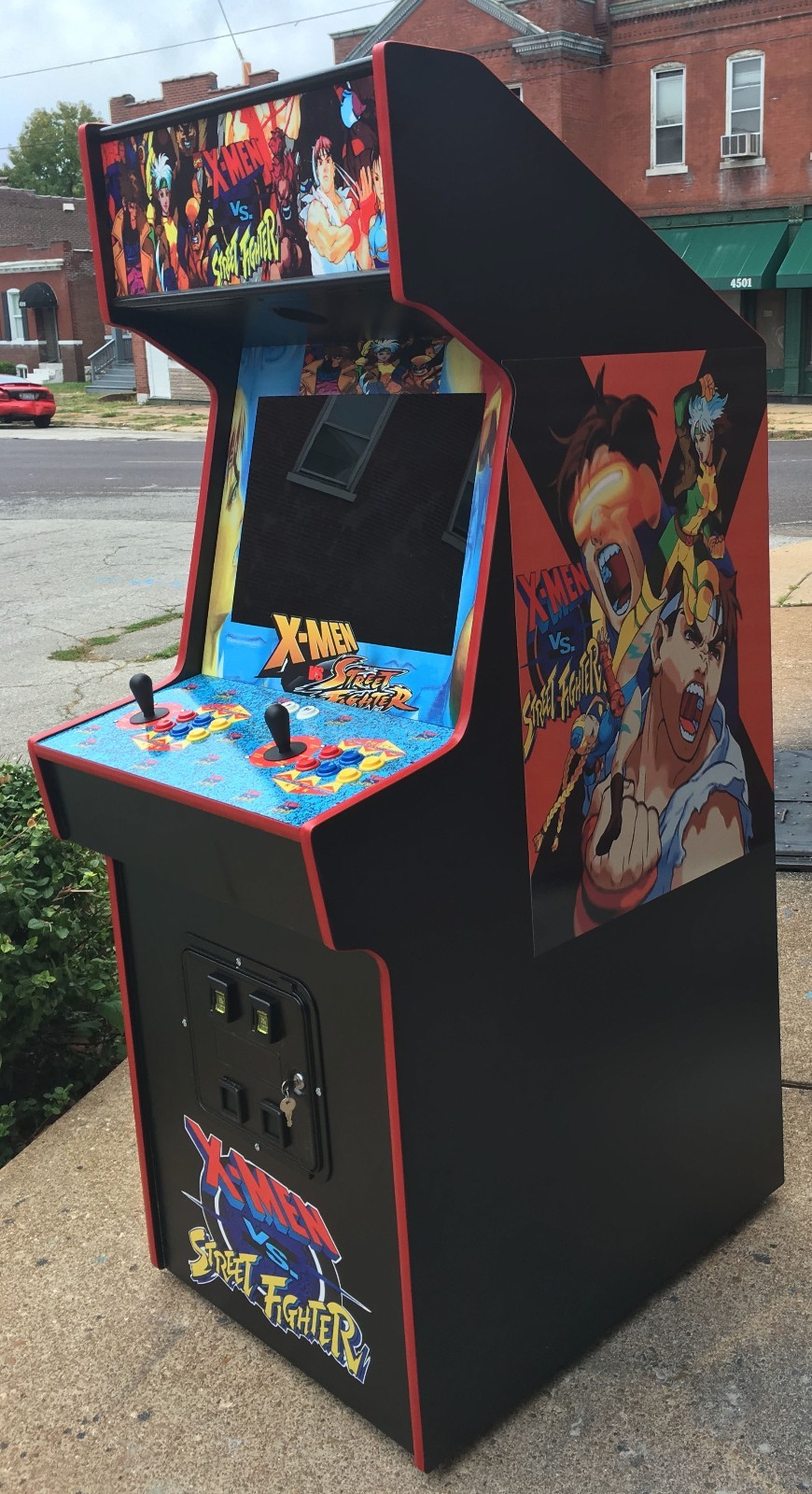 X-MEN VS. STREET FIGHTER BY CAPCOM- LOTS OF NEW PARTS-SHARP-NEW 25" LCD MONITOR