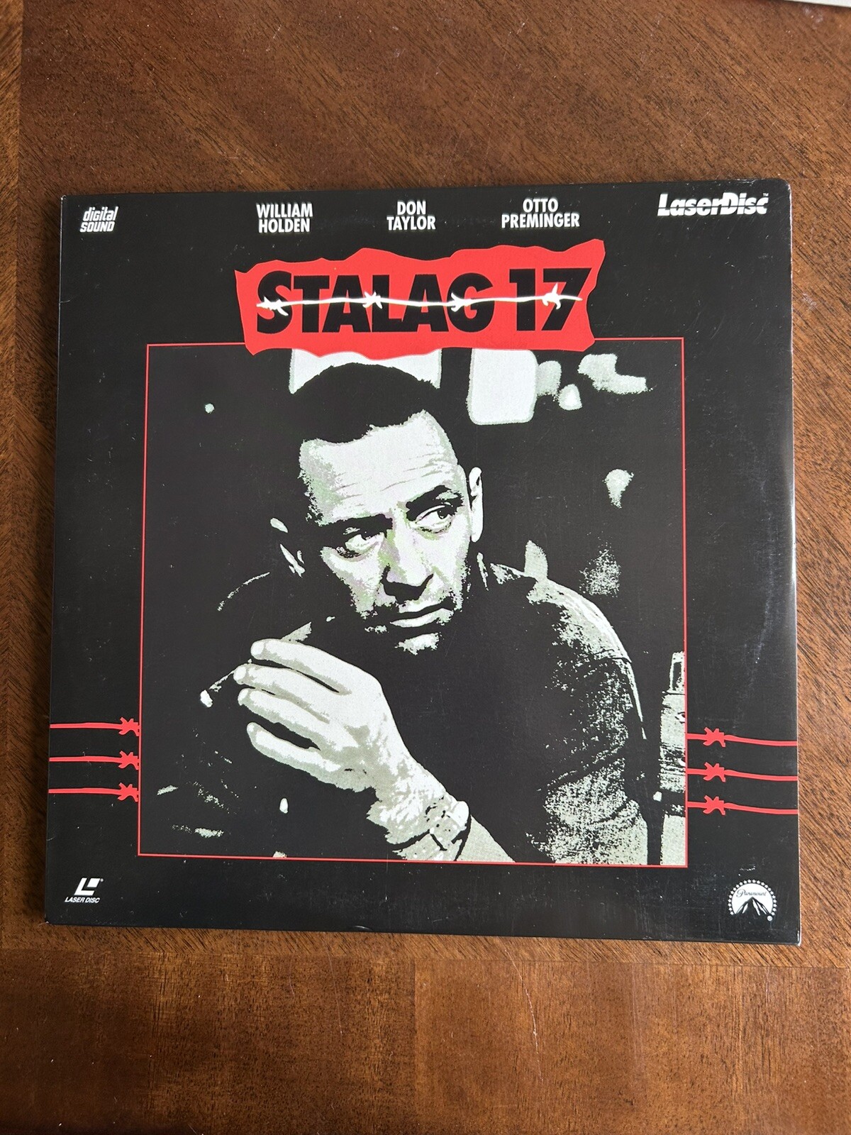 STALAG 17 2-Laserdisc LD EXCELLENT CONDITION VERY RARE GREAT FILM WILLIAM HOLDEN
