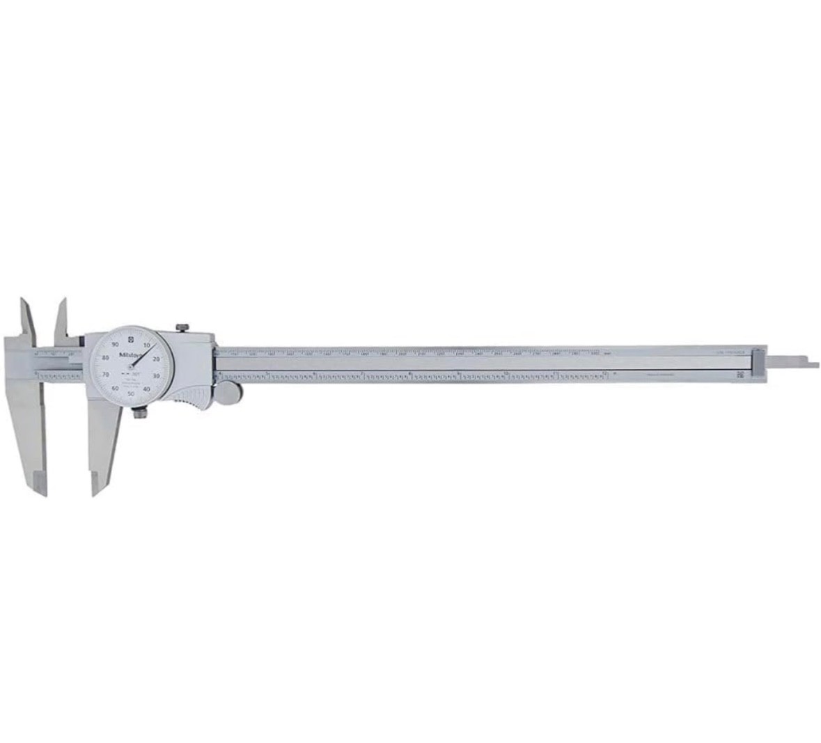 Mitutoyo 505-746 Dial Caliper.001" Graduation, 0.1" per Revolution, 0-12" Range,