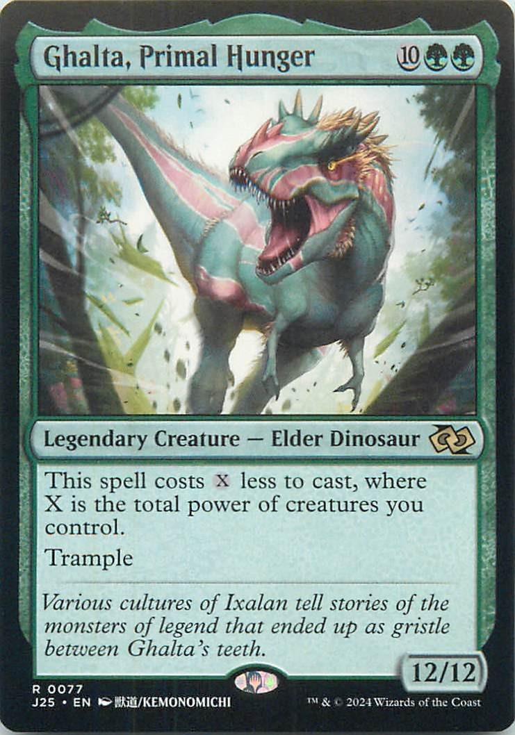 Ghalta, Primal Hunger (Anime) - R77 - MTG - Foundations Jumpstart (J25)