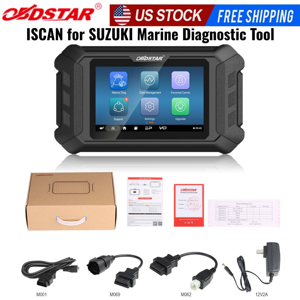 OBDSTAR iScan For SUZUKI Marine Diagnostic Tool Code Read Data Flow Action Test