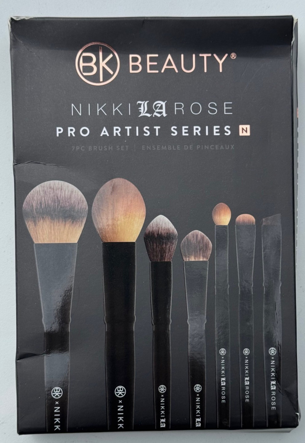 BK BEAUTY Brush ~ NIKKI LA ROSE ~ PRO ARTIST SERIES ~ BRUSH SET Vol 1 ~ NIB!