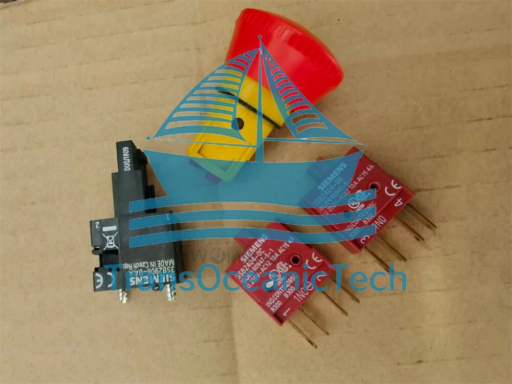 A Set NEW SIEMENS Emergency Stop 3SB2908-0AA + 3SB2000-1AC01 1NO + 1NC