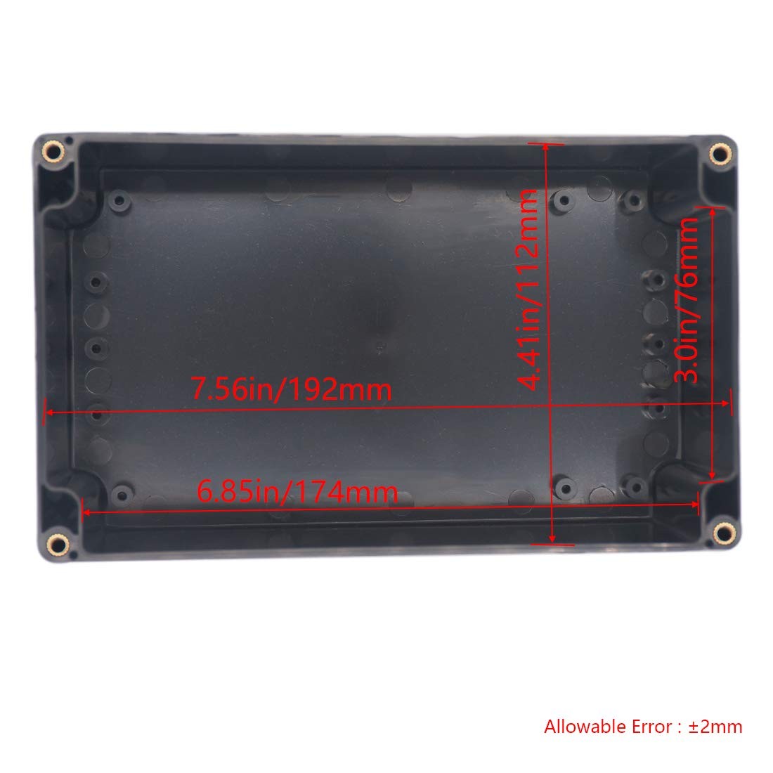 Project Box ABS Plastic Black Electrical Boxes IP65 Waterproof DIY Electronic J