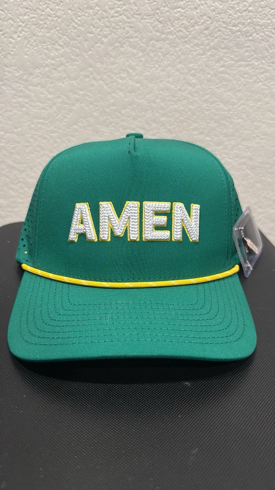NEW 2026!! Pins & Aces Green Amen Hat