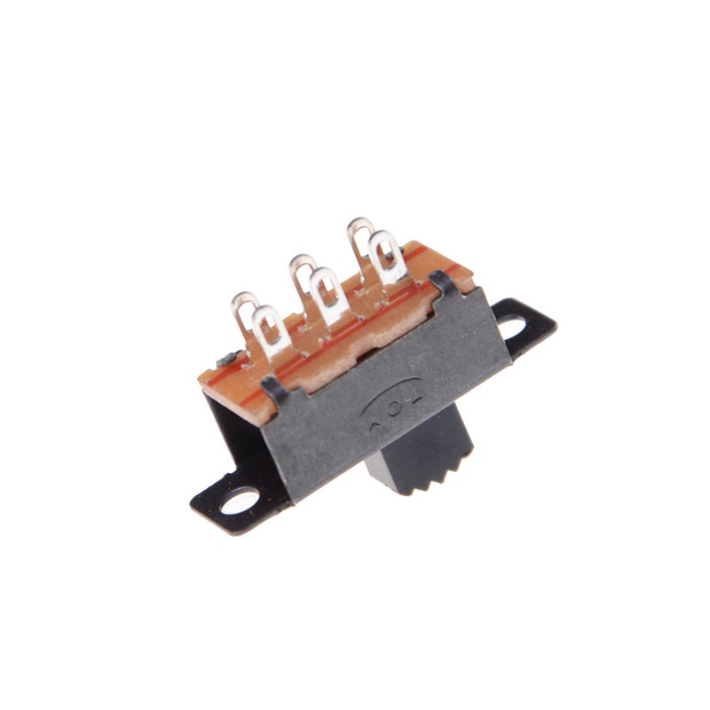 10 Pcs 2 Position DPDT 2P2T Panel Mount Vertical Slide Switch 6 Pin 0.5A -y-