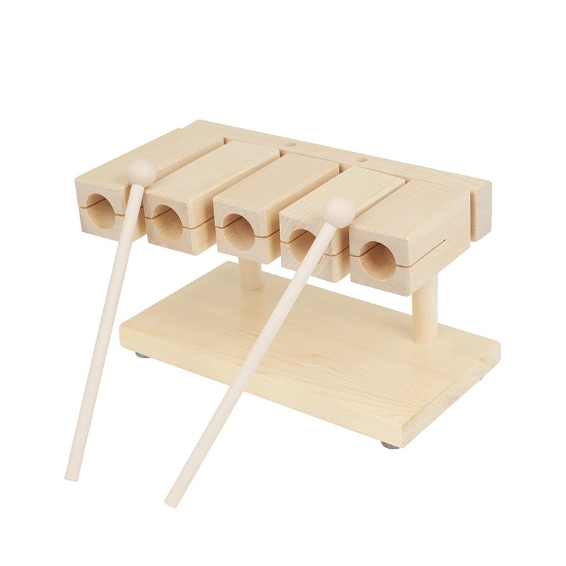 Wooden 5 Tone Xylophone Percussion Toy Musical Instrument Kids Music Educational