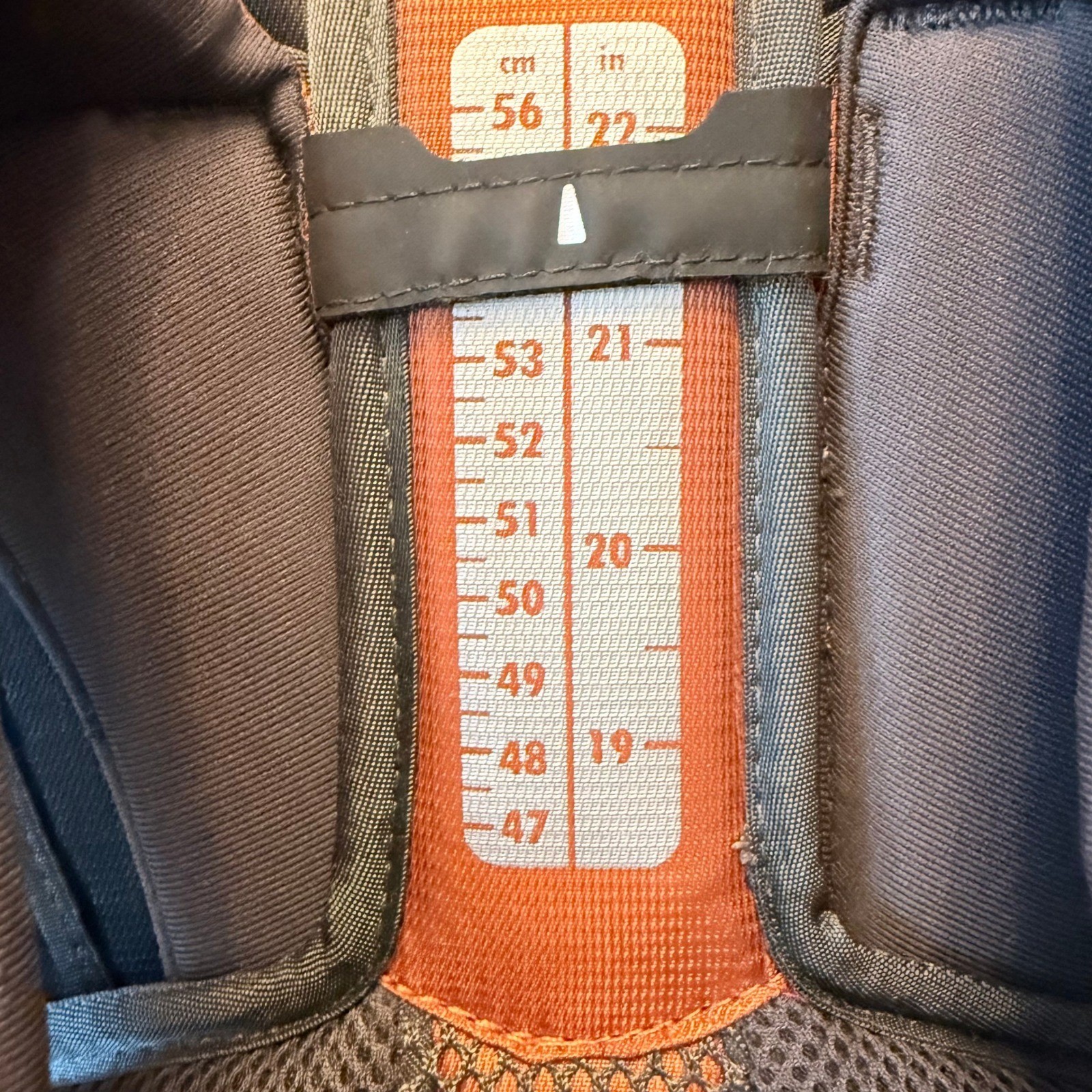 North Face Terra 65 65L Hiking Backpack Orange Gray Internal Frame Camping Pack
