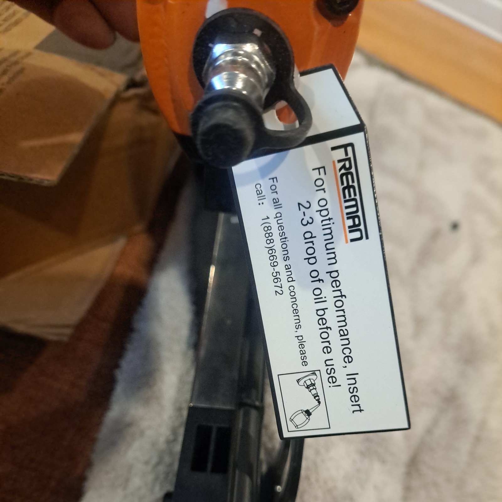 Freeman Pneumatic 16-Gauge 1" Wide Crown Stapler PWCS50 UNTESTED