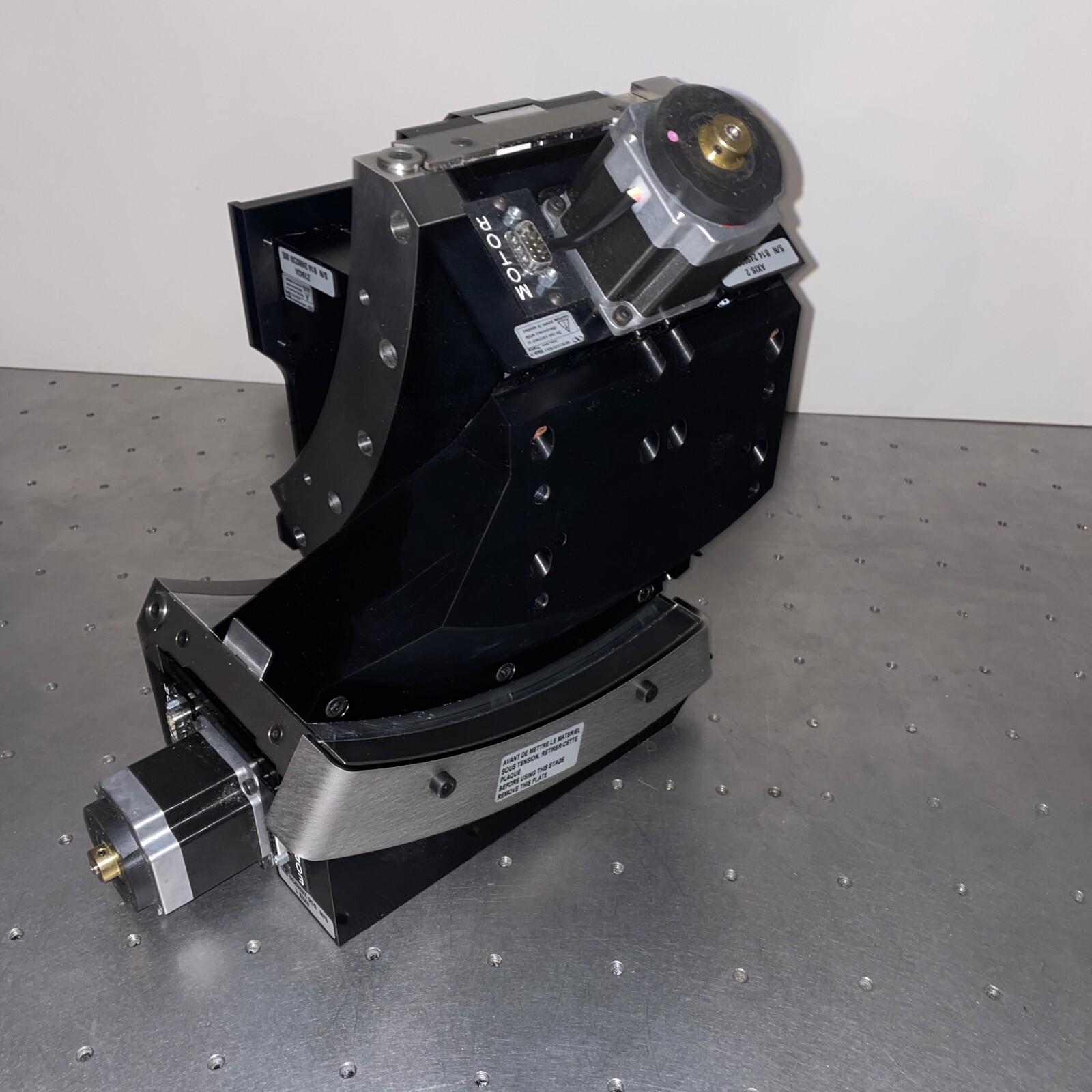 Newport Z1943A 2 Axis Goiniometric Pitch Roll Stage Cradle Rotation HUGE