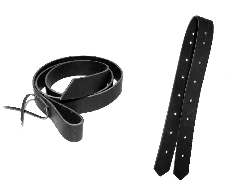 RISCONTRO IN CUOIO LATIGO PER SOTTOPANCIA SELLE WESTERN LEATHER TIE STRAP