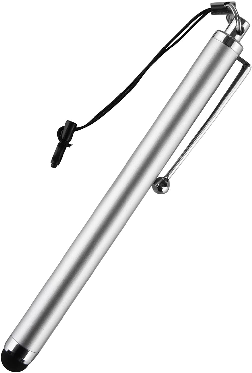 amPen Stylus, Capacitive Stylus Ultra-Sensitive , Silver, Non-Replaceable Tip