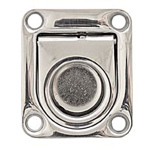 Hatch Handle Stainless Steel with Spring 44x38mm Satin Finish