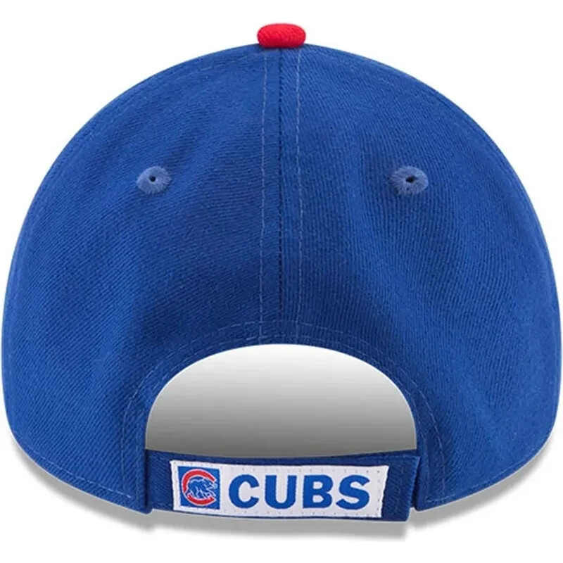 New Era MLB Chicago Cubs 9FORTY Adjustable Strap Hat Cap One Size - Blue