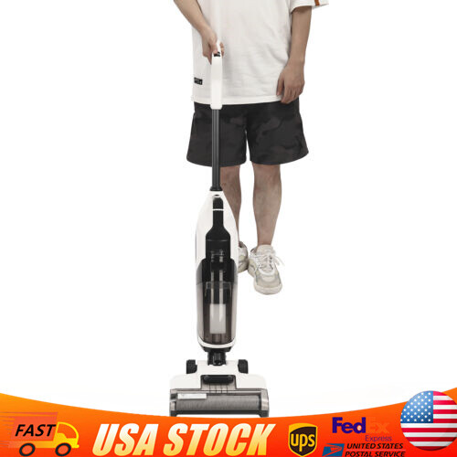 All in One Wet Dry Vacuum Cleaner Machine Cordless Hardwood Floor Cleaning Mop