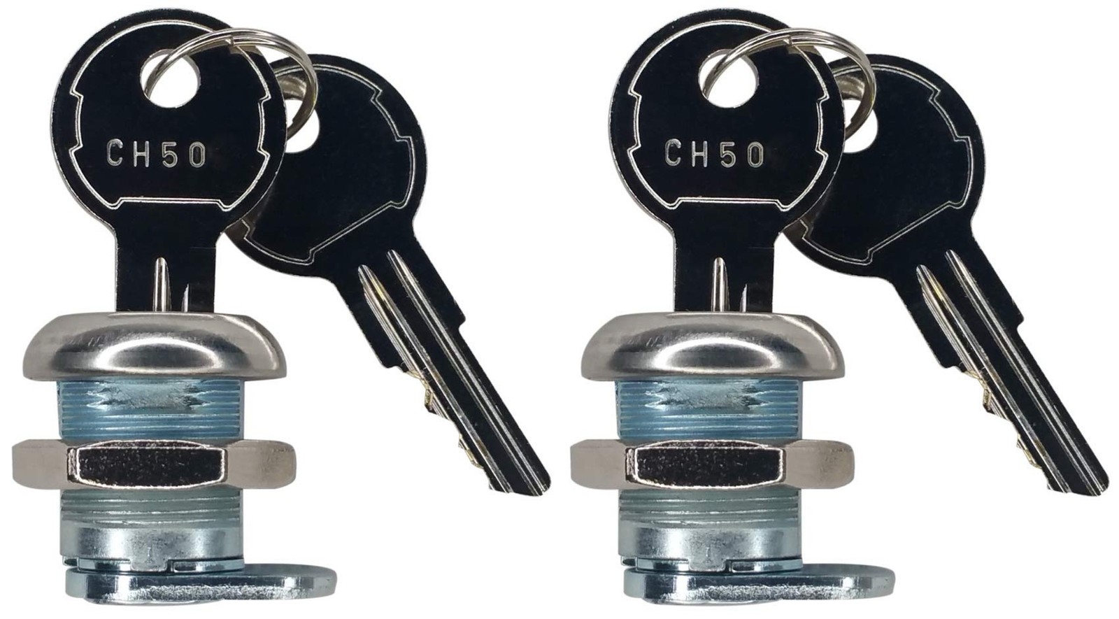 (2 Pack Keyed Alike) Truck Tool Box Locks with Keys - Replacement Pickup Tool...