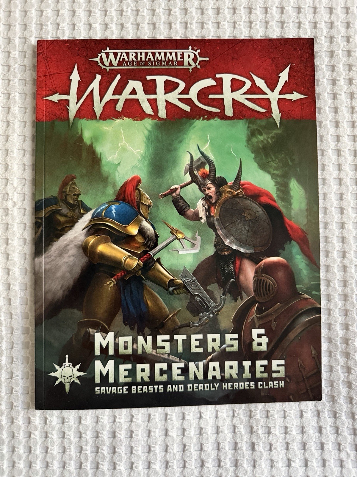 WARHAMMER WARCRY Monsters & Mercenaries Guide Book Age Of Sigmar Games Workshop