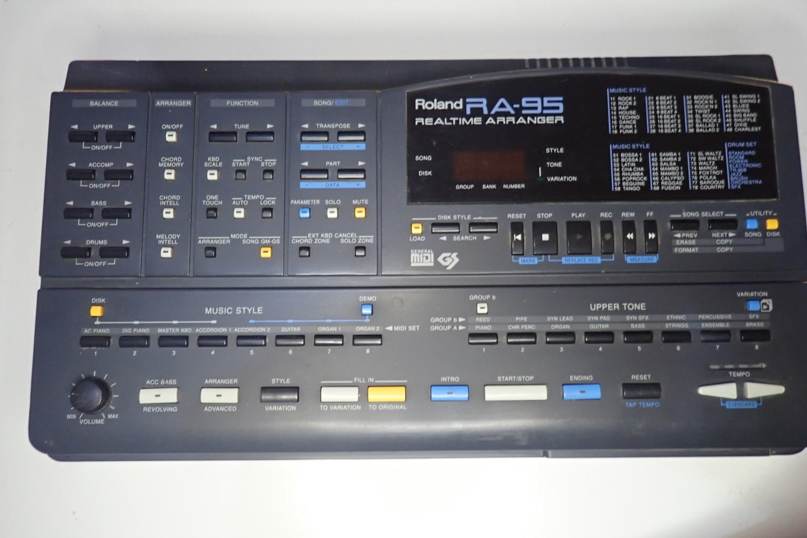 Roland | RA-95 | Realtime Arranger | MIDI Controller