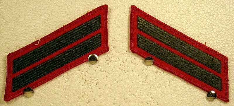 USMC US Marine Corps Male 2nd Enlistment Service Stripes Pair for Alpha Dress