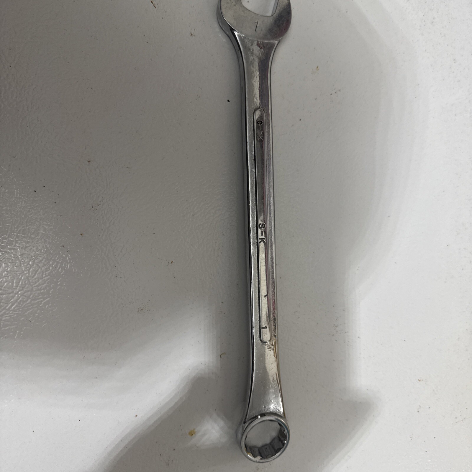 S-K Tools C-32 USA Forged 1" SAE Combination Wrench 12 Pt Point