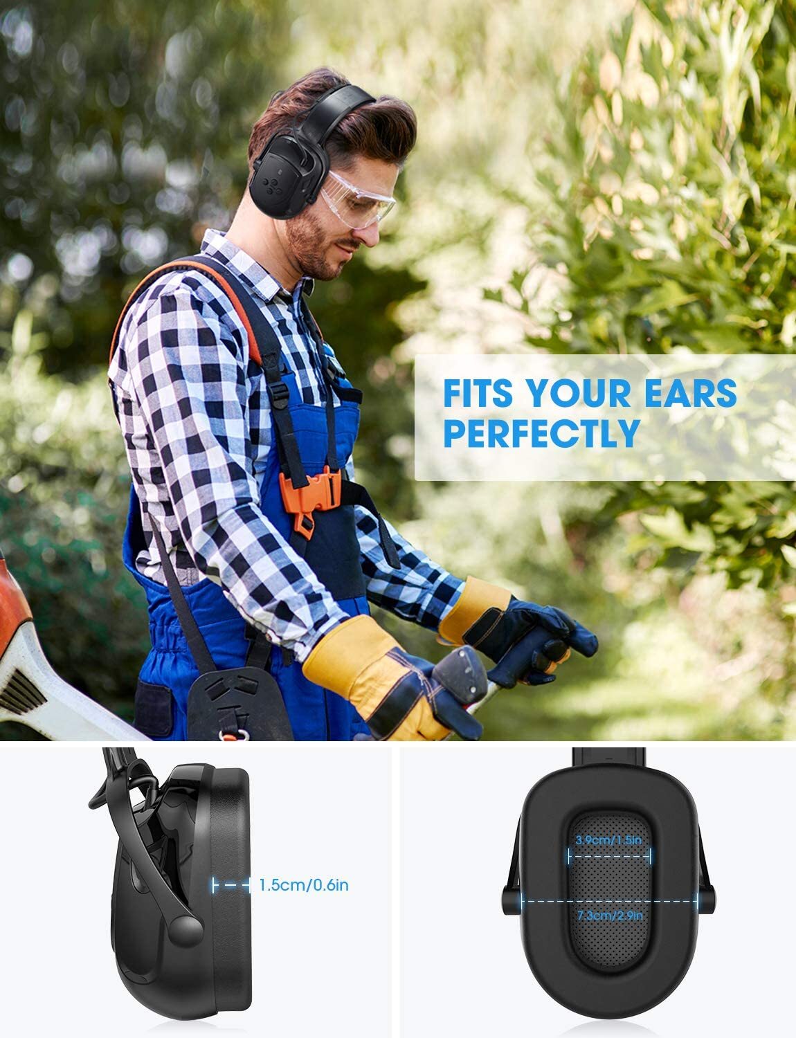 Electronic Hearing Protector Noise Canceling Ear Muffs Shooting Tactical Headset