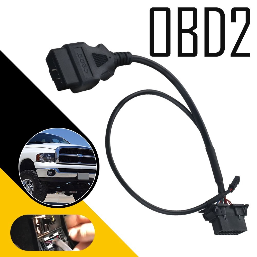 Safety Door Bypass OBD2 Cable Diagnostic Adapter For Dodge Cummins RAM 2018+ USA