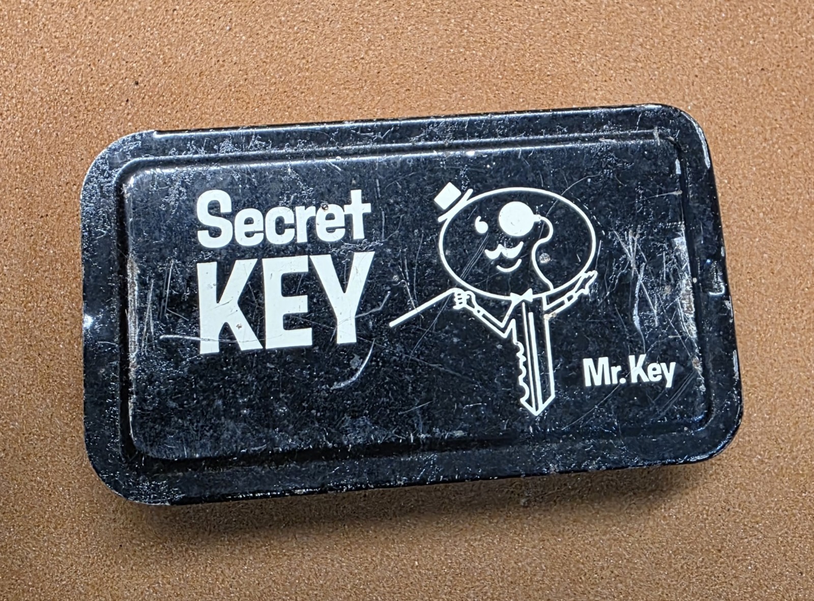 Vintage Mr. Key Secret Key Magnetic Metal Box (Hide a Key)