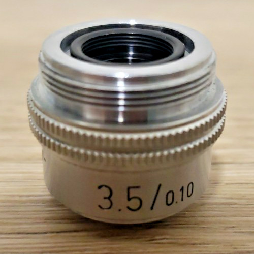 Leitz Wetzlar Single Objective Eyepiece Lens Germany 170/3.5/0.10