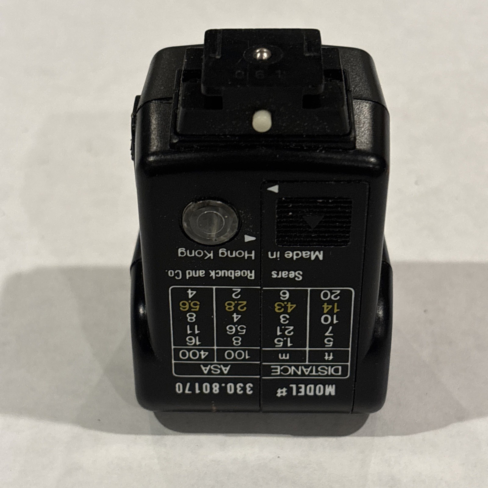 Sears Auto Model #330.80170 Universal Shoe Mount Camera Flash