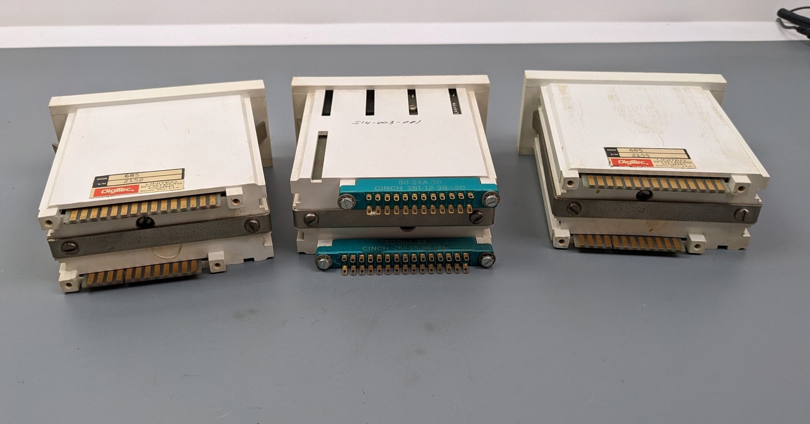 (3) DIGITEC 685 Comparator Modules