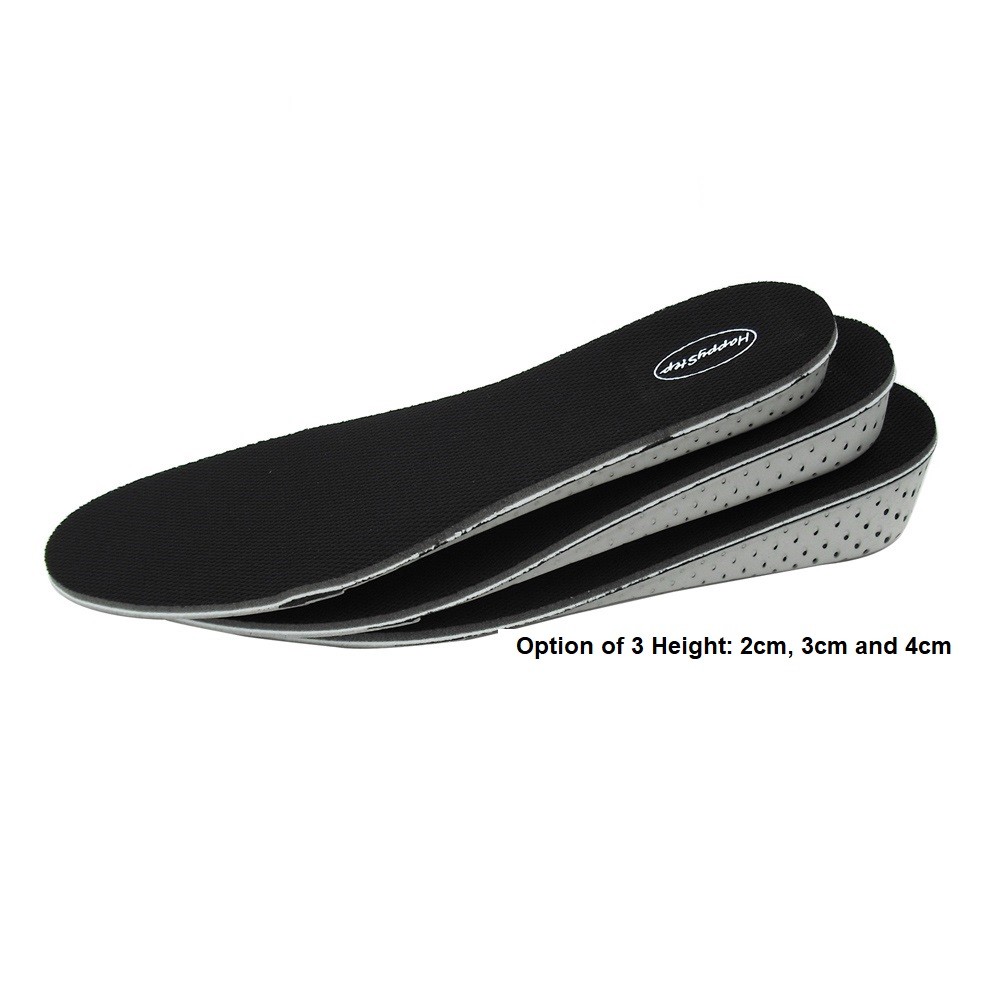 Full Length Memory Foam Height Increase Shoe Insole Insert Unisex Women Men