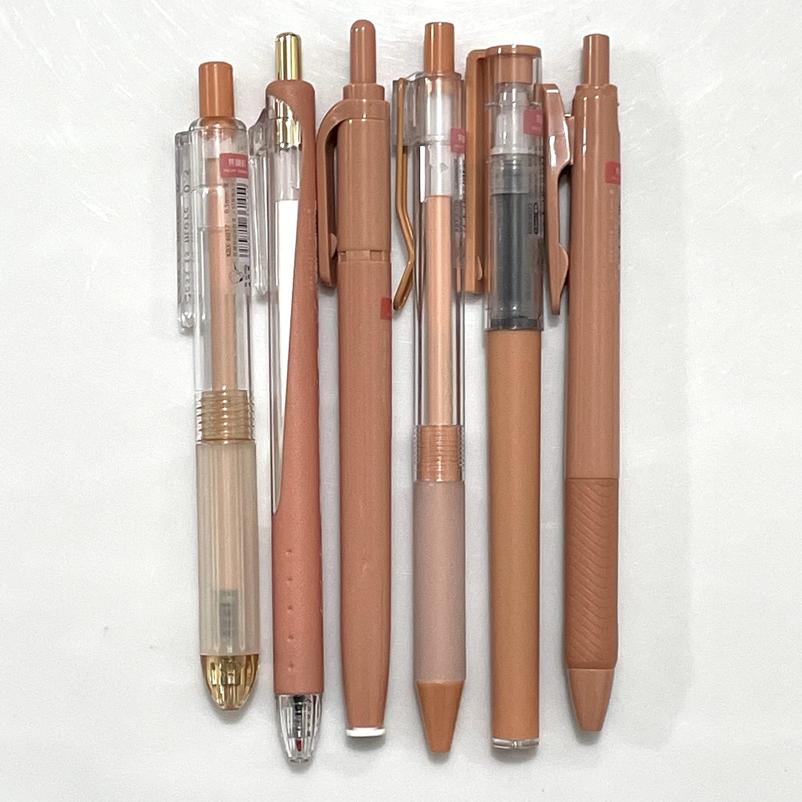Senco 6 Pack Black Gel Pens - Quick Dry, Fine Point, Retractable Roller Ball ...