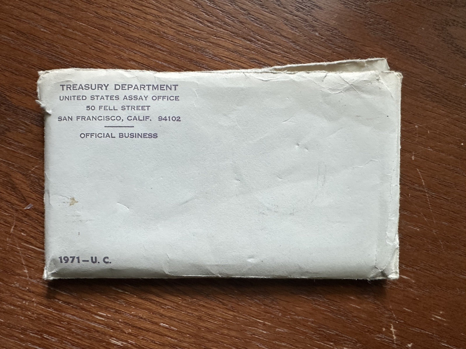 1971 U.S. Mint Set Coins in Original Packaging
