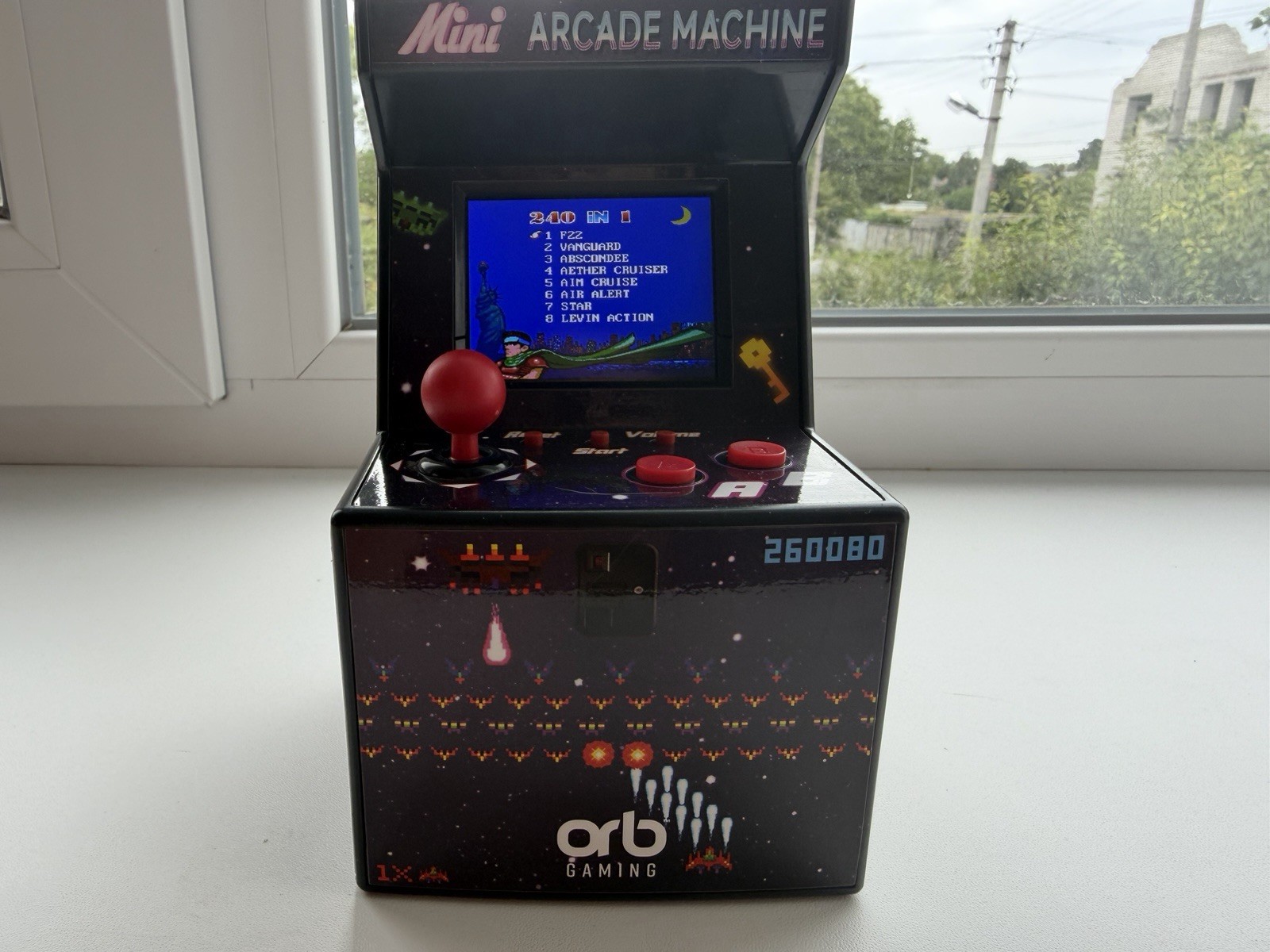It's A Fun Orb Gaming Game Over Mini Arcade Machine With 240 Games Tested Works