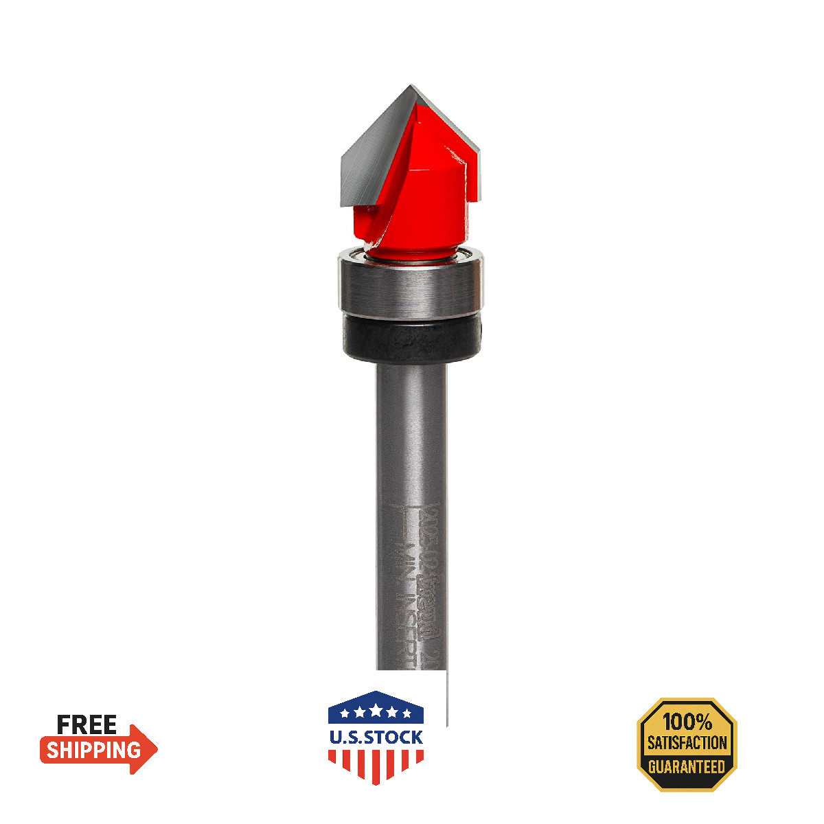 Freud 20-502 1/2" V Grooving Bit 90° Shank 1/4" 2-1/4" Length