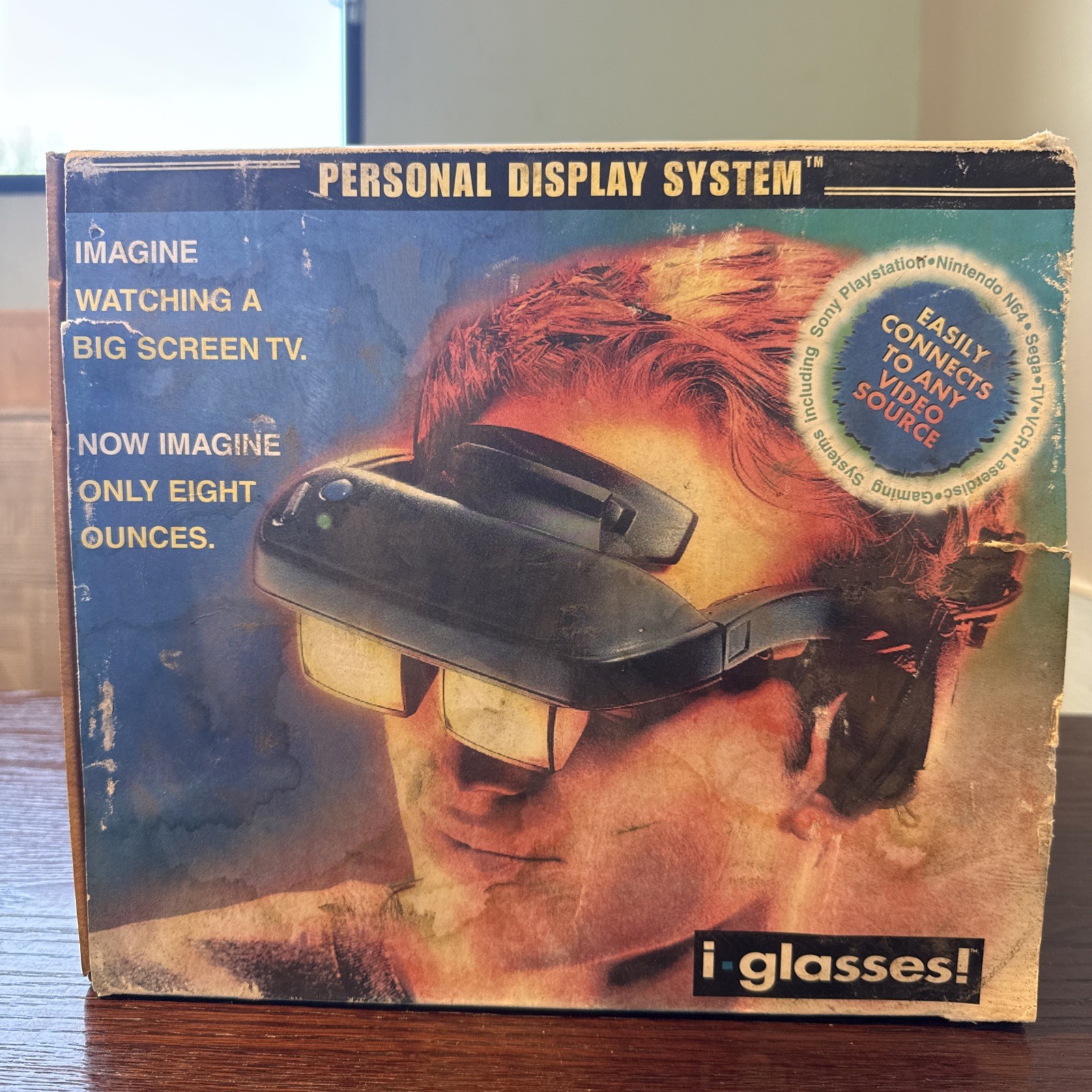 Virtual IO i-Glasses Headset Virtual Display Systems Kit Open Box Vintage 2000