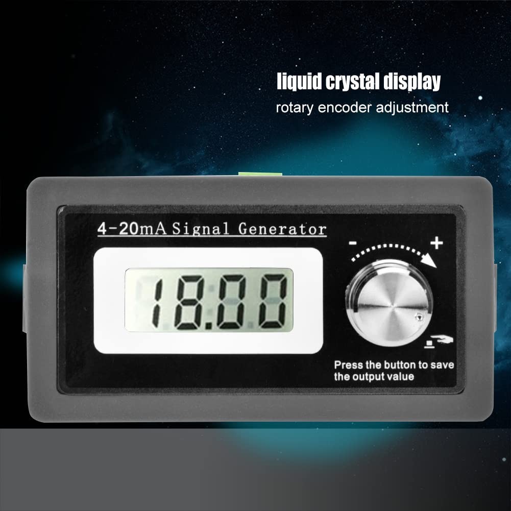 4-20mA Signal Generator, High Precision Current Loop Calibrator 3-21mA Adjust...